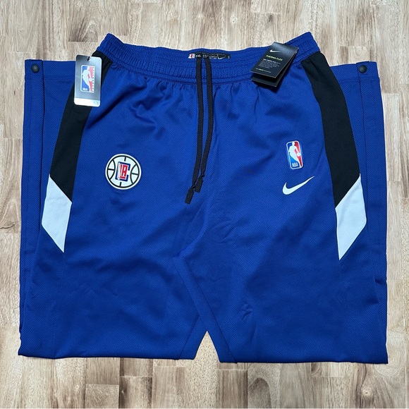 Nike LA Clippers Therma Flex Tearaway Pants Team Issued Size XXL Double Tall 35”